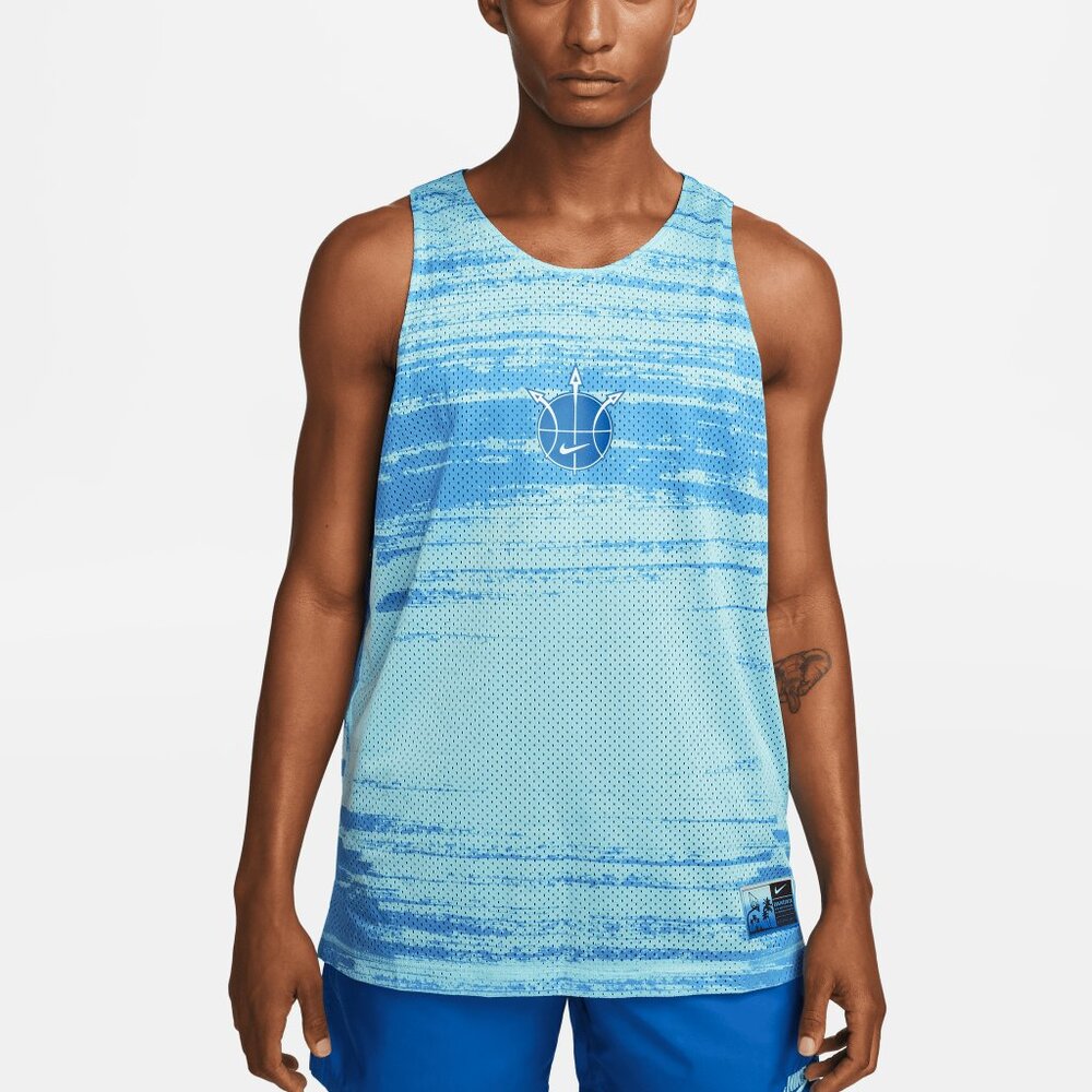 Nike Standard Issue Reversible Mesh Basketball Jersey DV9606-482, Men's Medium